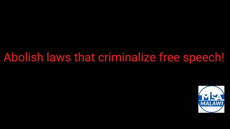 abolish draconian laws Malawi