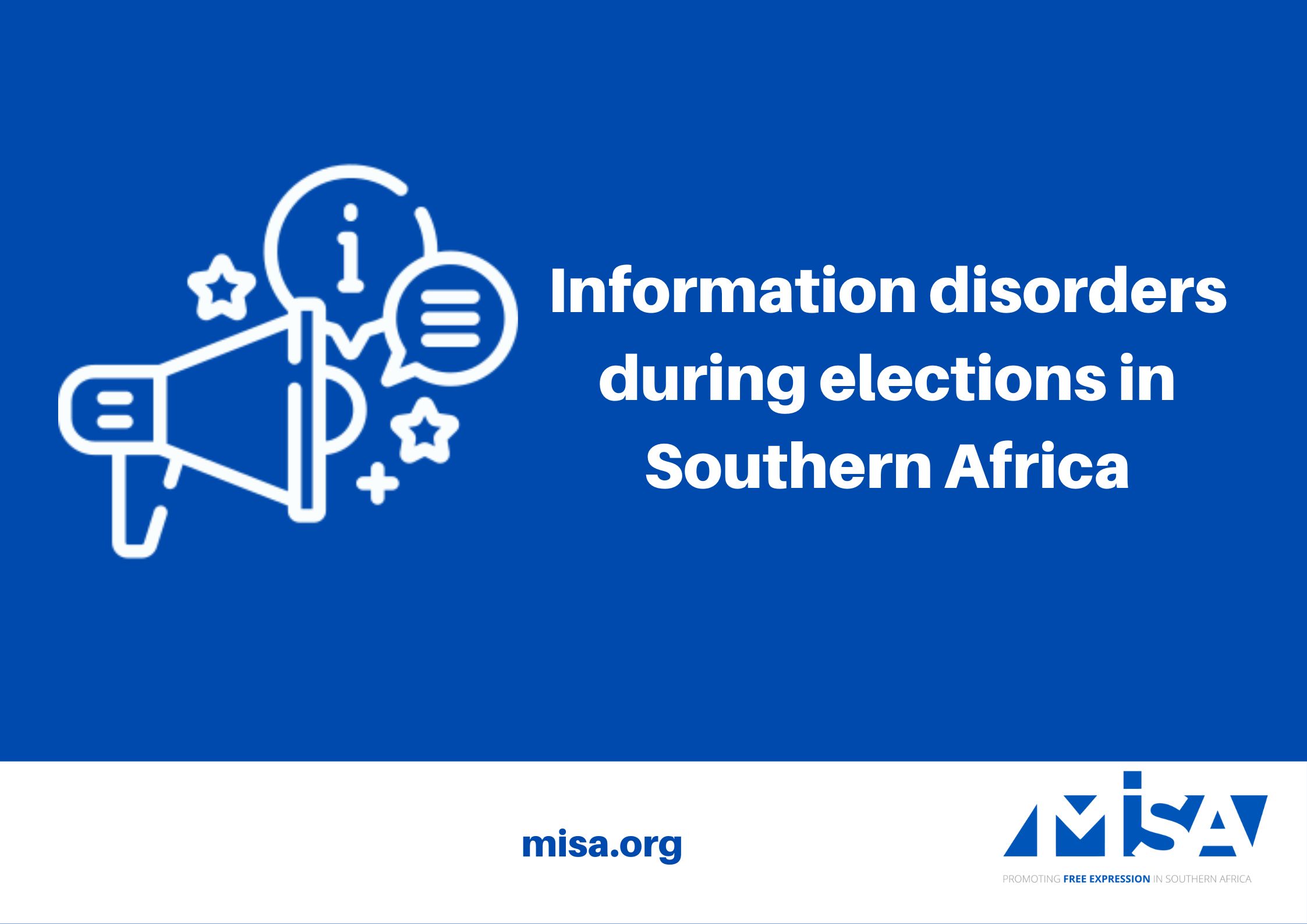 Information disorders during elections in Southern Africa