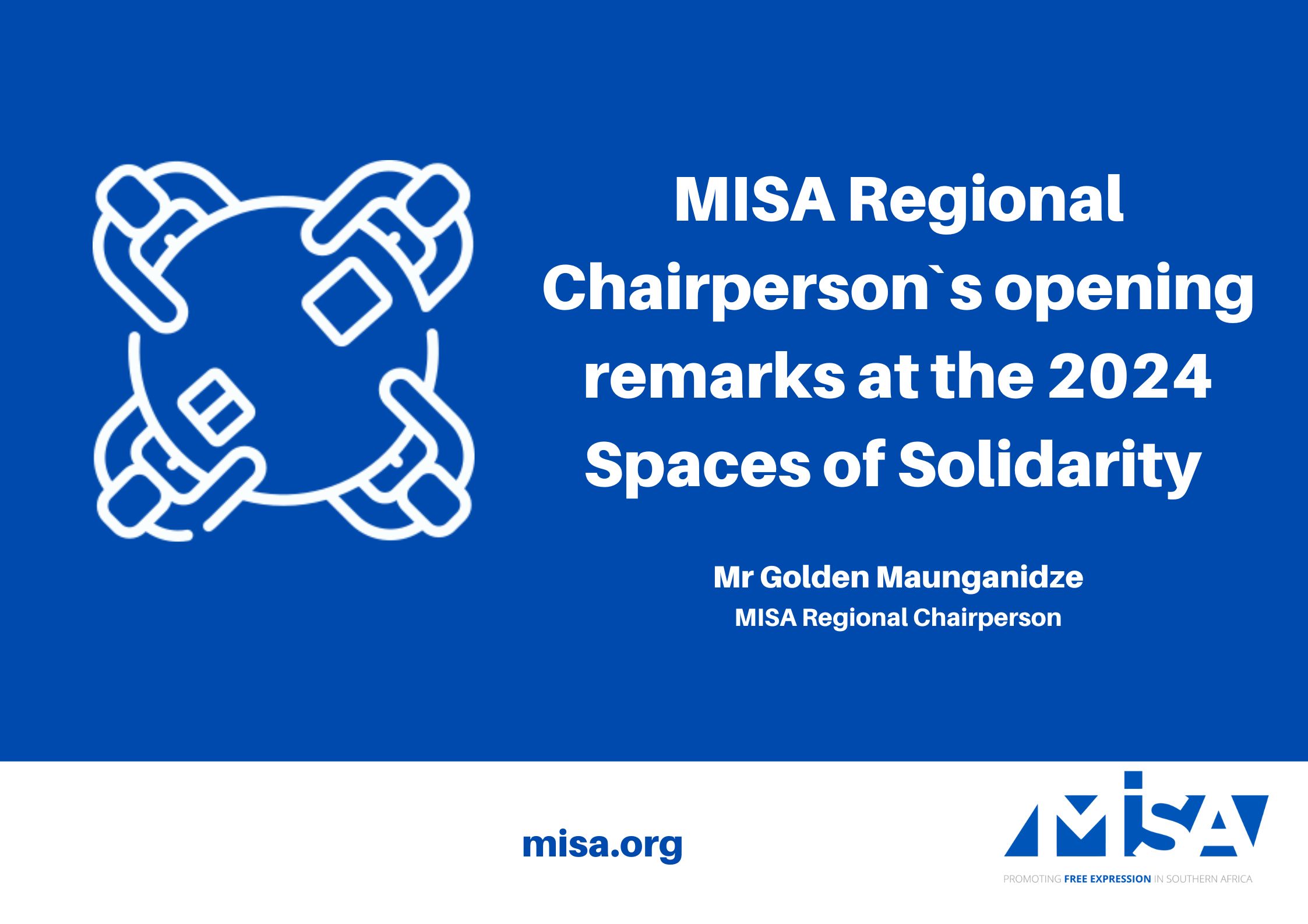 Reflections on the Spaces of Solidarity (SoS) Conference Agenda | MISA ...