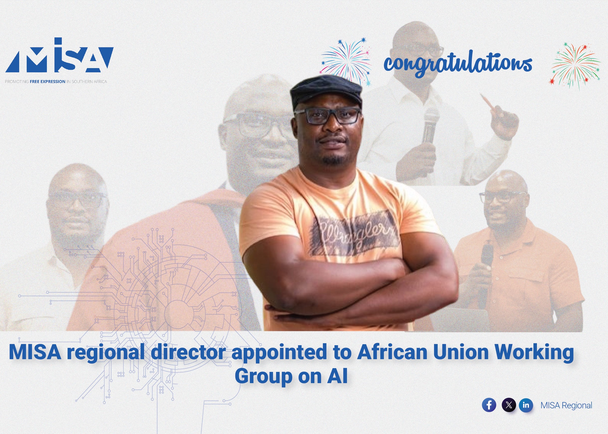 MISA regional director appointed to African Union Working Group on AI